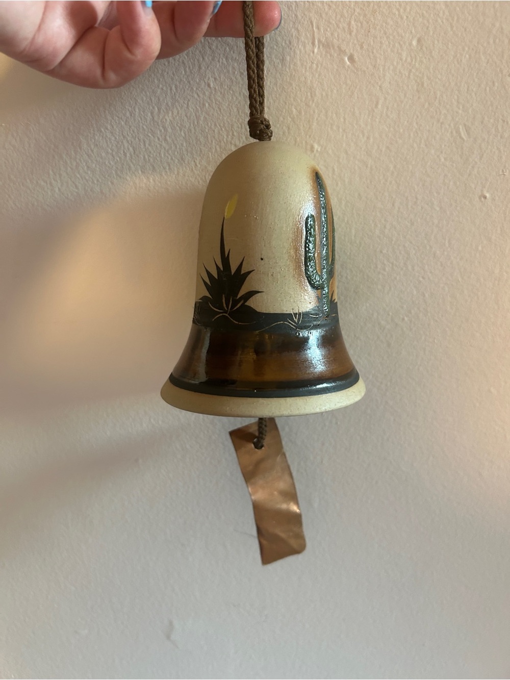 Desert Motif Ceramic Bell